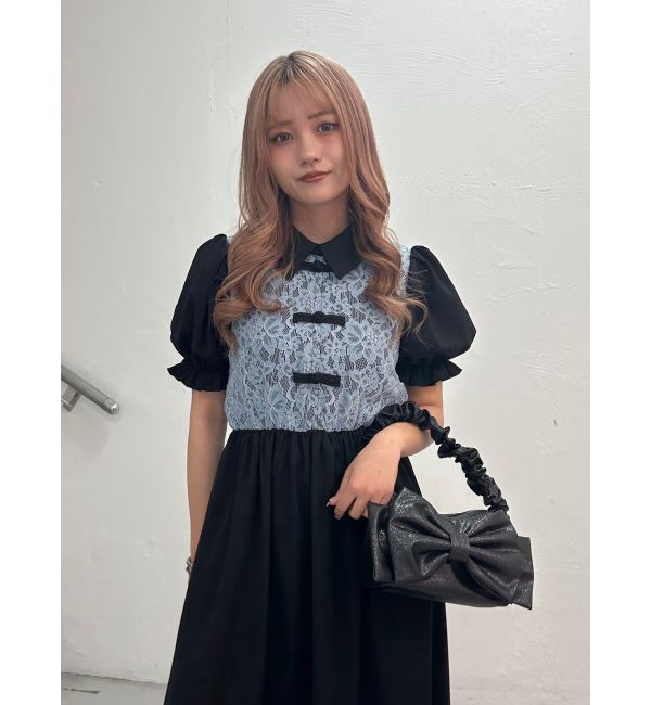 jouetie「レースドッキングチャイナワンピース」|ワンピース|