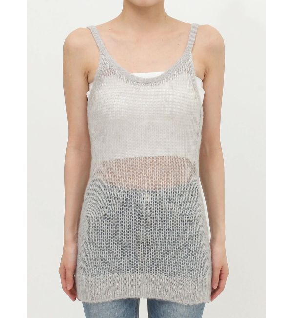 GYDA「SheerモヘアKTキャミチュニックTOPS」|ニット・セーター|