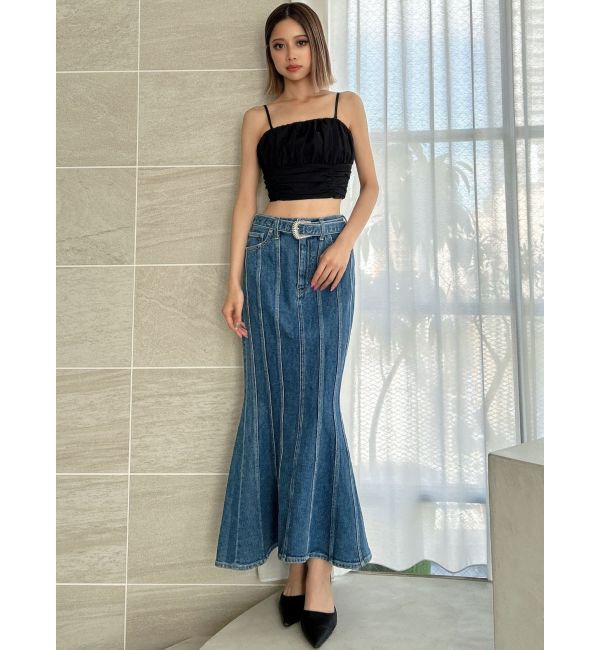 GYDA「ギャザーショートブラウス」|シャツ・ブラウス|