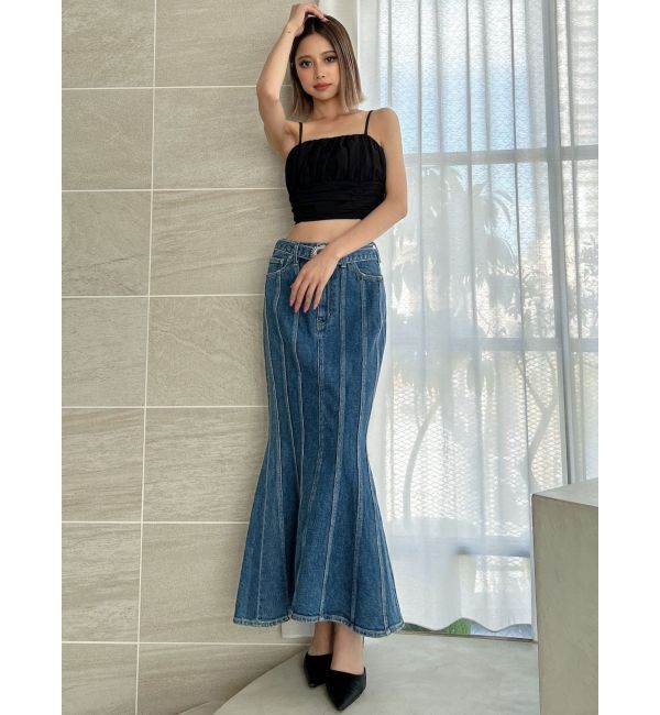 GYDA「ギャザーショートブラウス」|シャツ・ブラウス|