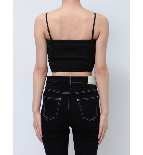 GYDA「ギャザーショートブラウス」|シャツ・ブラウス|