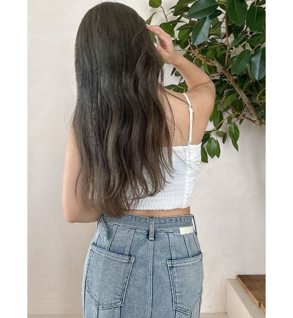 GYDA「ギャザーショートブラウス」|シャツ・ブラウス|