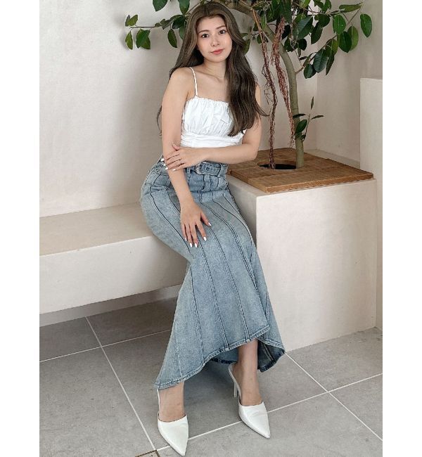 GYDA「ギャザーショートブラウス」|シャツ・ブラウス|