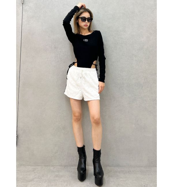 GYDA「Symmetry GYDAサイドオープントップス」|Tシャツ・カットソー|