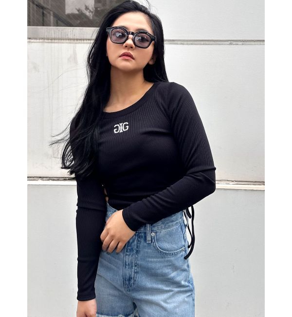 GYDA「Symmetry GYDAサイドオープントップス」|Tシャツ・カットソー|