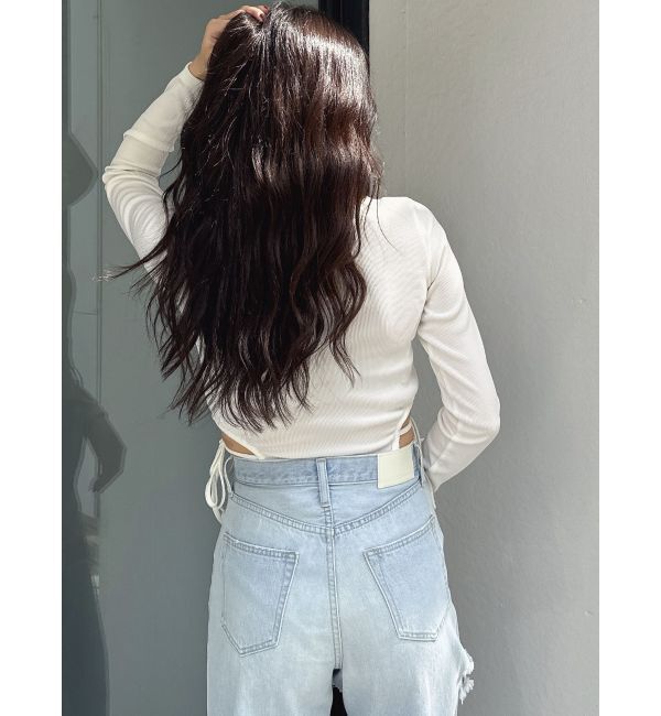 GYDA「Symmetry GYDAサイドオープントップス」|Tシャツ・カットソー|