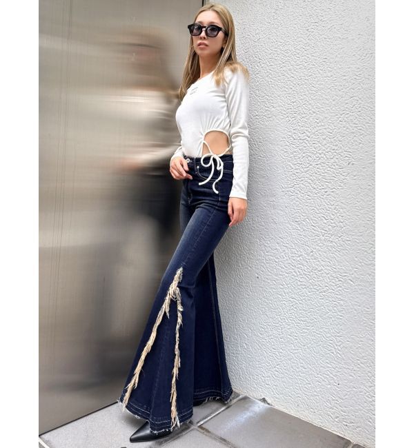 GYDA「Symmetry GYDAサイドオープントップス」|Tシャツ・カットソー|