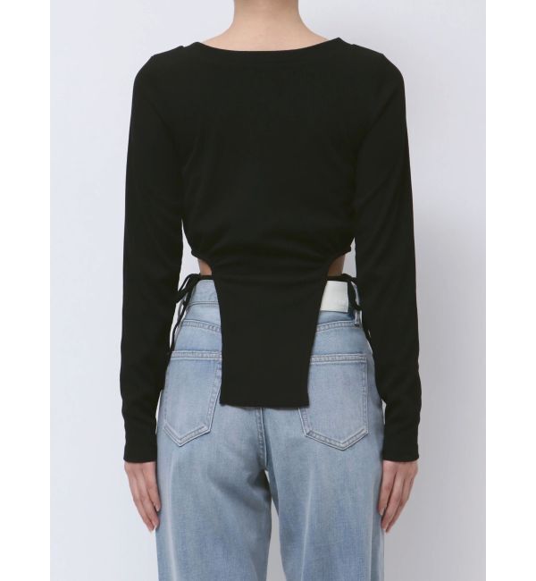 GYDA「Symmetry GYDAサイドオープントップス」|Tシャツ・カットソー|