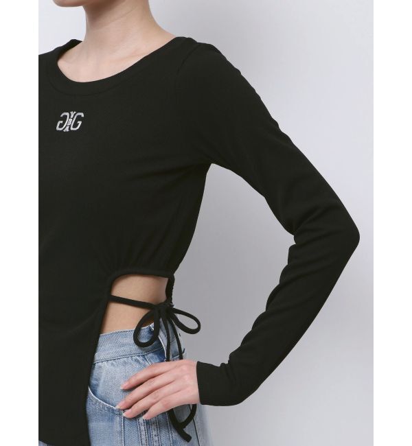 GYDA「Symmetry GYDAサイドオープントップス」|Tシャツ・カットソー|