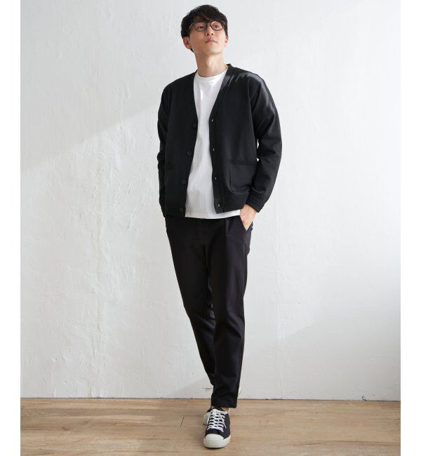 IKKA LOUNGE「GOKU楽ニットVネックカーディガン」|カーディガン|