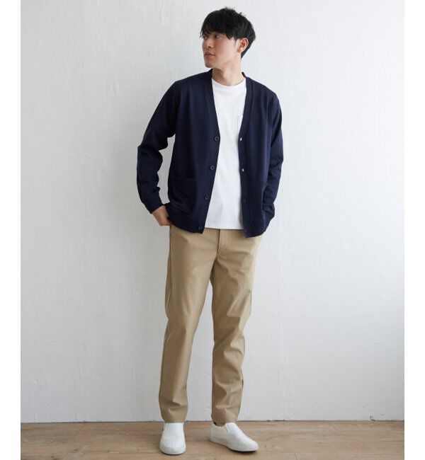 IKKA LOUNGE「GOKU楽ニットVネックカーディガン」|カーディガン|