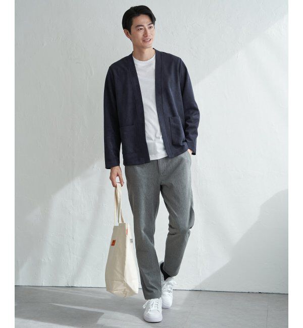 ikka「スエードカーデインナーセット」|カーディガン|