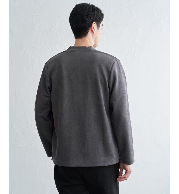 ikka「スエードカーデインナーセット」|カーディガン|