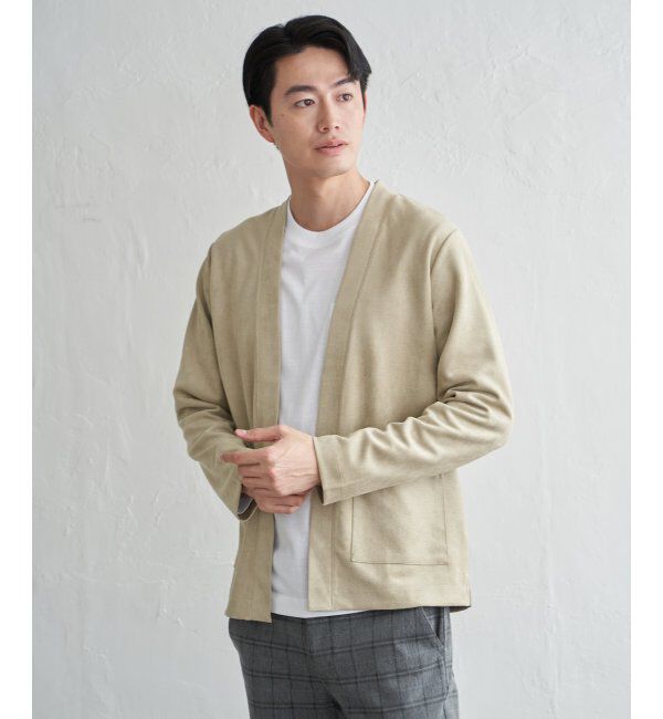 ikka「スエードカーデインナーセット」|カーディガン|
