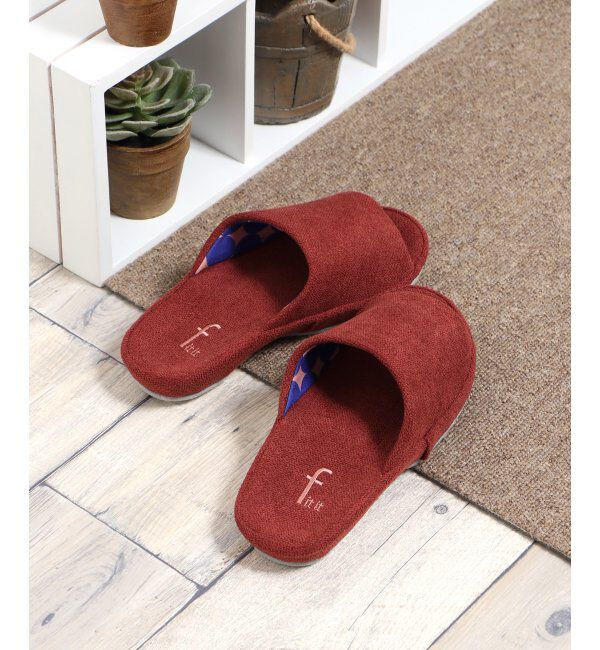 Lbc with Life「ｃｏｌｏｒｓルームシューズ」|ルームシューズ|ワイン