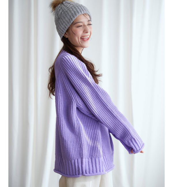 Lbc with Life「マットモールチャンキーニットプルオーバー」|カーディガン|