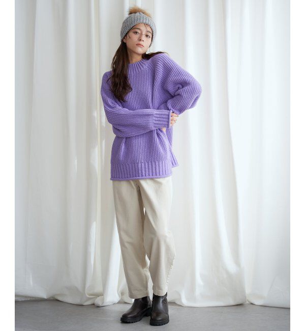 Lbc with Life「マットモールチャンキーニットプルオーバー」|カーディガン|