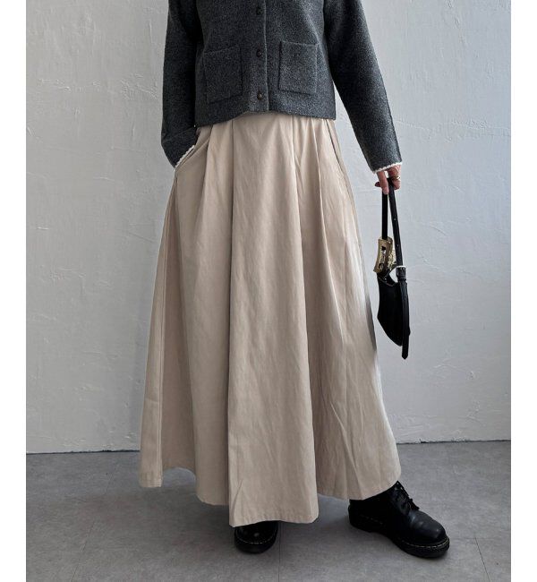 Lbc with Life「ピーチツイルベルトタックスカート」|スカート|