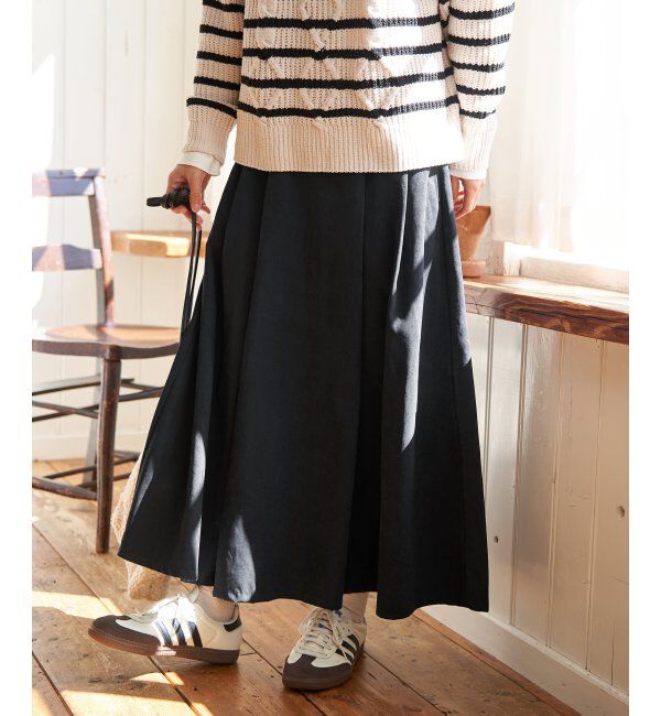 Lbc with Life「ピーチツイルベルトタックスカート」|スカート|