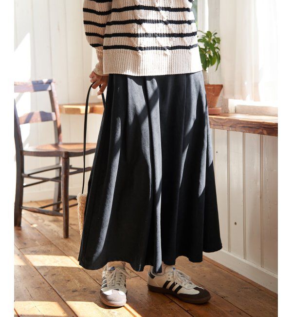 Lbc with Life「ピーチツイルベルトタックスカート」|スカート|