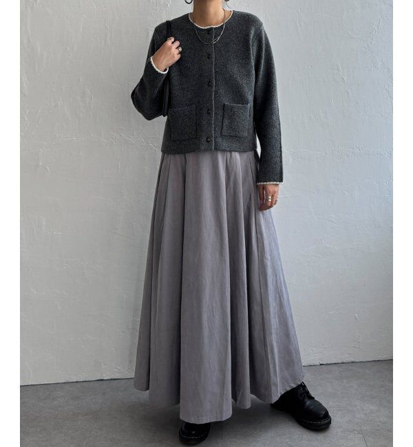 Lbc with Life「ピーチツイルベルトタックスカート」|スカート|