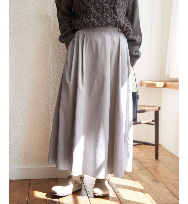 Lbc with Life「ピーチツイルベルトタックスカート」|スカート|