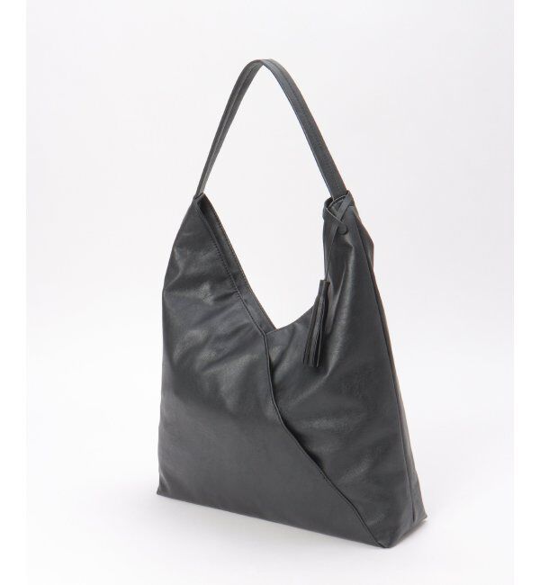 Lbc with Life「洗える合皮三角マチありショルダーバッグ」|その他|