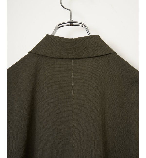 Lbc with Life「リネンライクハーフスリーブジャケット」|テーラードジャケット|