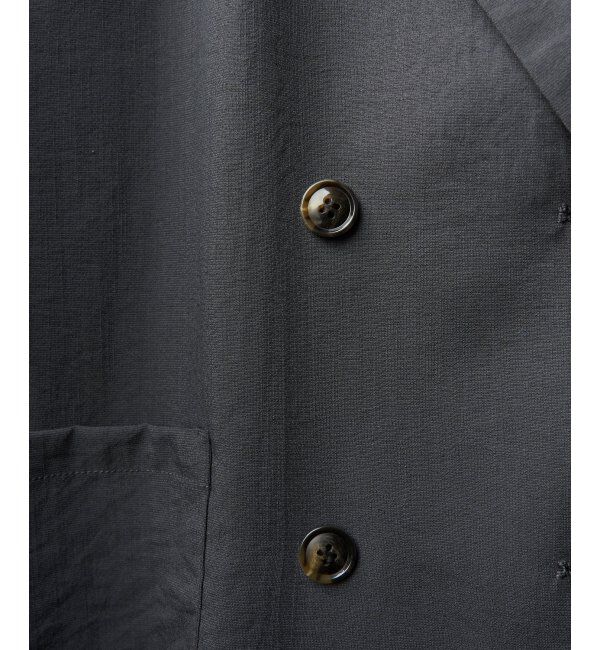 Lbc with Life「リネンライクハーフスリーブジャケット」|テーラードジャケット|