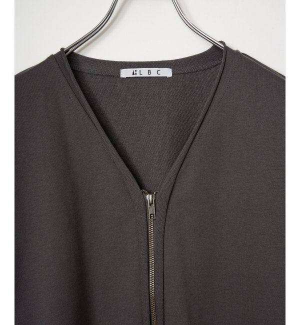 Lbc with Life「ミニ裏毛ダブルジップカーディガン」|カーディガン|
