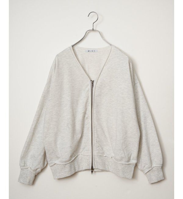 Lbc with Life「ミニ裏毛ダブルジップカーディガン」|カーディガン|