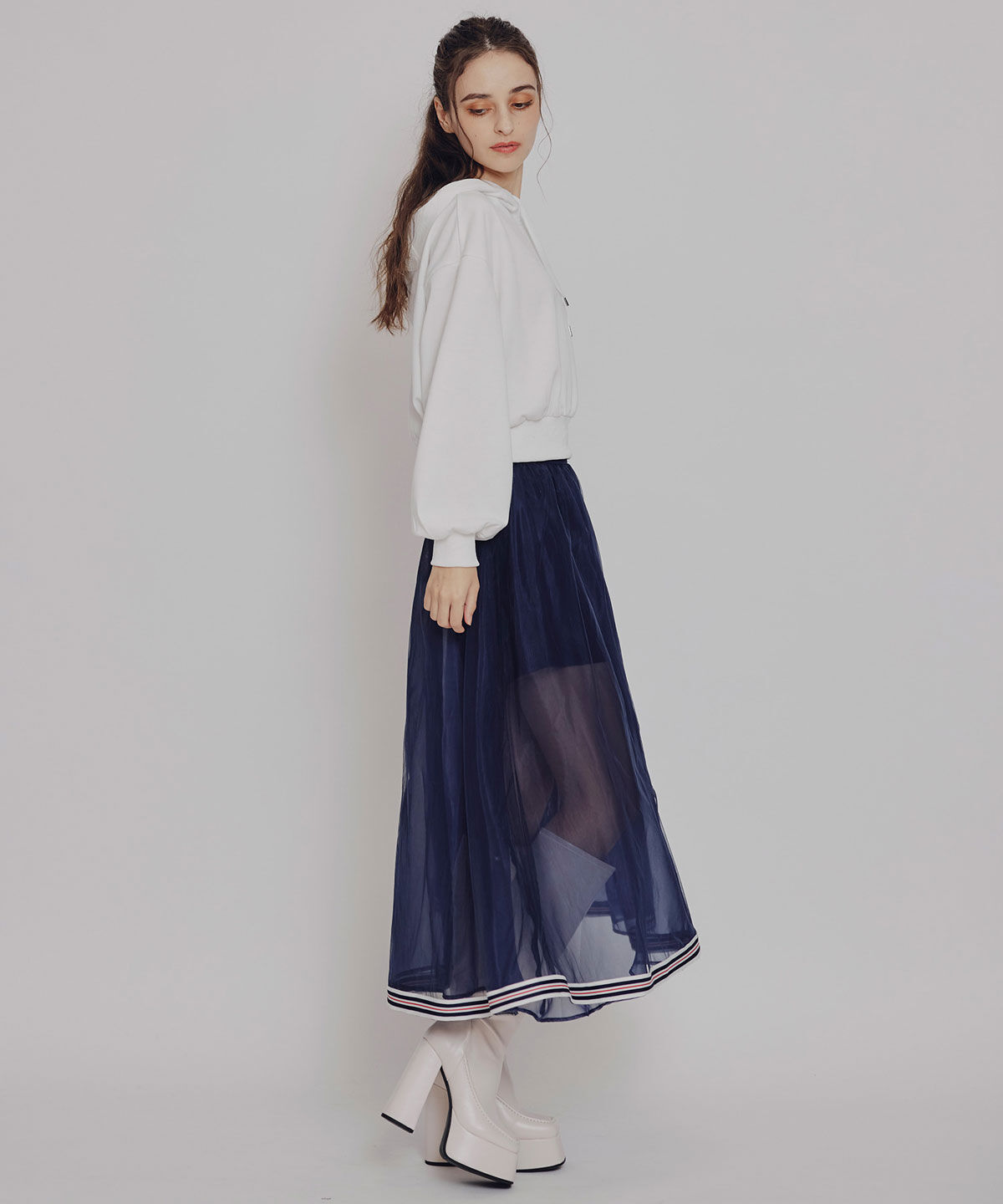 REDYAZEL「［FILA&times;REDYAZEL］サガラロゴコンパクトフーディ」|パーカー|