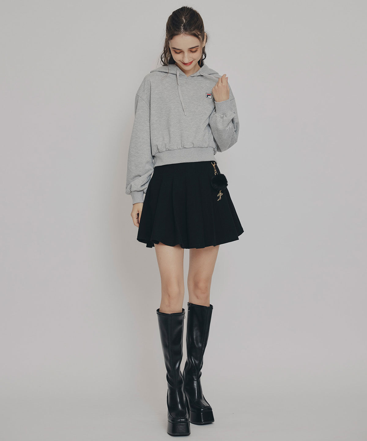 REDYAZEL「［FILA&times;REDYAZEL］サガラロゴコンパクトフーディ」|パーカー|