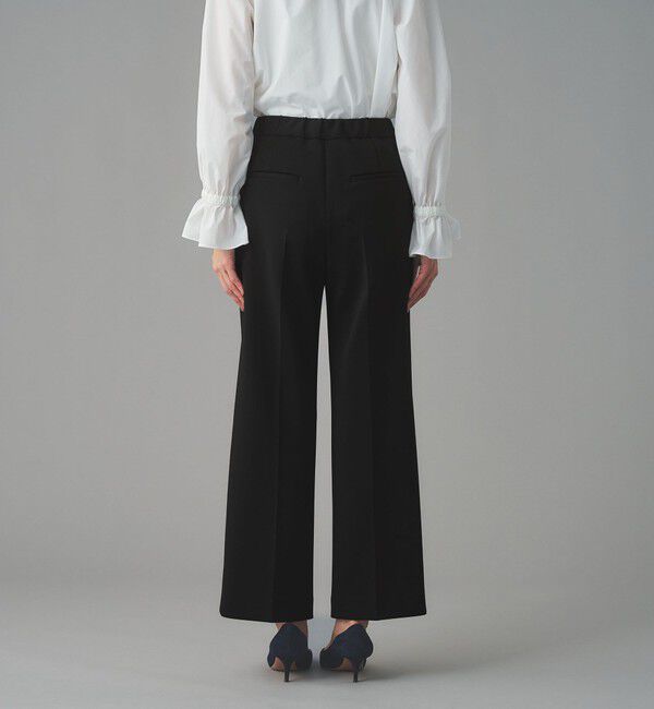 UNITED ARROWS「SPONGY タック ワイドパンツ」|スラックス|