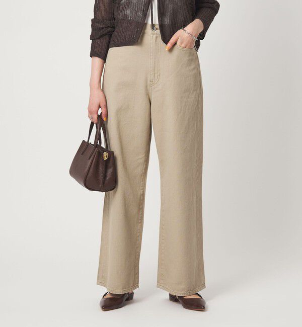 UNITED ARROWS green label relaxing「［size SHORT/TALLあり］ワイド デニム パンツ」|デニム|