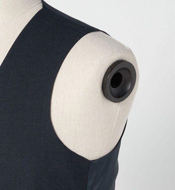 UNITED ARROWS green label relaxing「A+ TWPU バーズアイ 5B スリム ベスト -ウォッシャブル-」|ベスト・ジレ|