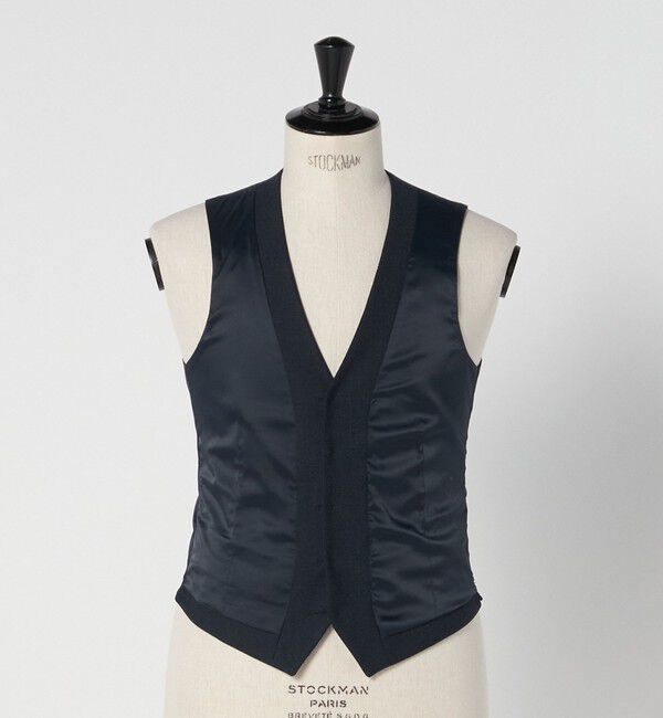 UNITED ARROWS green label relaxing「A+ TWPU バーズアイ 5B スリム ベスト -ウォッシャブル-」|ベスト・ジレ|