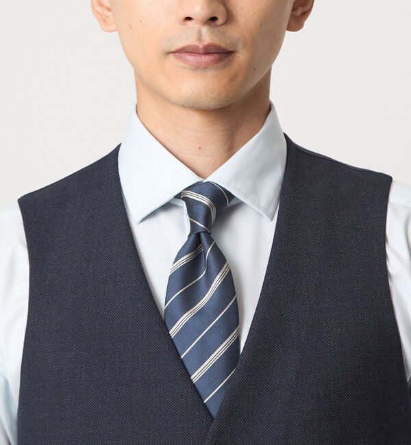 UNITED ARROWS green label relaxing「A+ TWPU バーズアイ 5B スリム ベスト -ウォッシャブル-」|ベスト・ジレ|