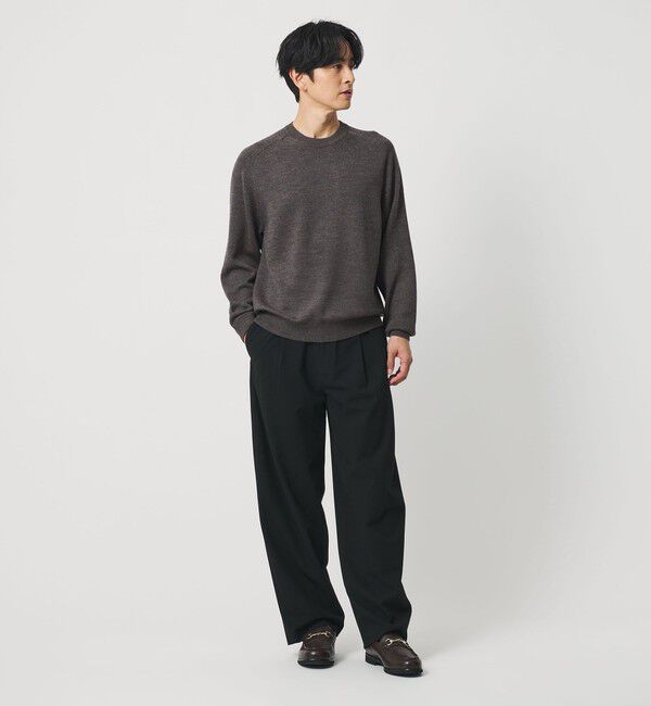 BEAUTY&YOUTH UNITED ARROWS「7ゲージ ファイン MRN クルーネック ニット 手洗い可能」|ニット・セーター|