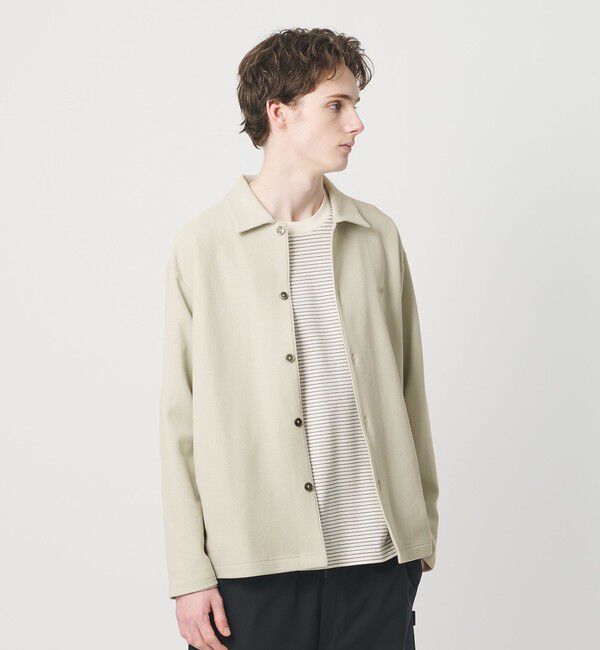 BEAUTY&YOUTH UNITED ARROWS「＜LACOSTE for BEAUTY&YOUTH＞ワントーン シャツ ジャケット」|カーディガン|