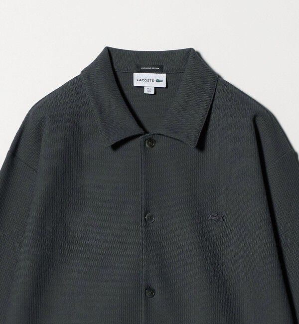 BEAUTY&YOUTH UNITED ARROWS「＜LACOSTE for BEAUTY&YOUTH＞ワントーン シャツ ジャケット」|カーディガン|