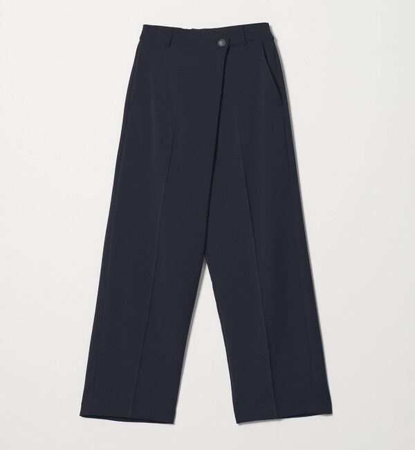 BEAUTY&YOUTH UNITED ARROWS「【WEB限定 Wardrobe DAILY MINIMAL】ダブルクロス ラップパンツ ウォッシャブル」|スラックス|