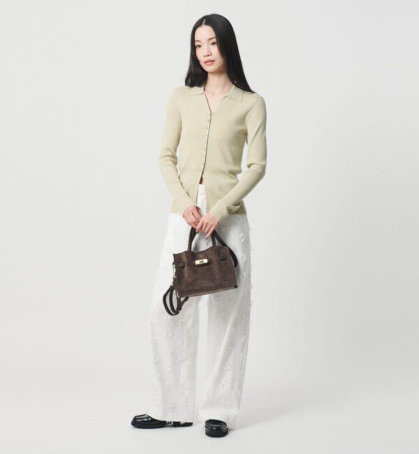 BEAUTY&YOUTH UNITED ARROWS「スキッパー リブニットカーディガン ウォッシャブル」|カーディガン|