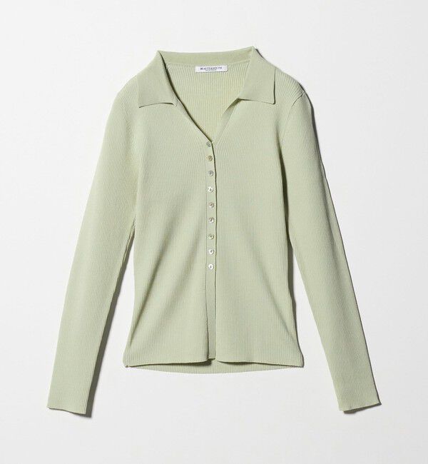 BEAUTY&YOUTH UNITED ARROWS「スキッパー リブニットカーディガン ウォッシャブル」|カーディガン|