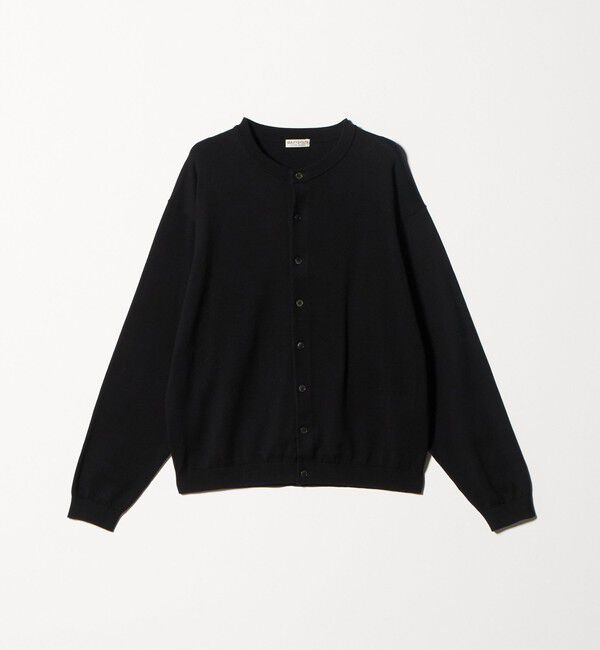 BEAUTY&YOUTH UNITED ARROWS「コットン 8B クルーネック カーディガン」|カーディガン|BLACK