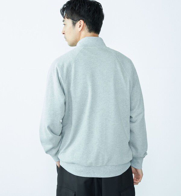 SHIPS「City Ambient Products: エンブロイダリー ハーフジップ スウェット」|スウェット・ジャージ|