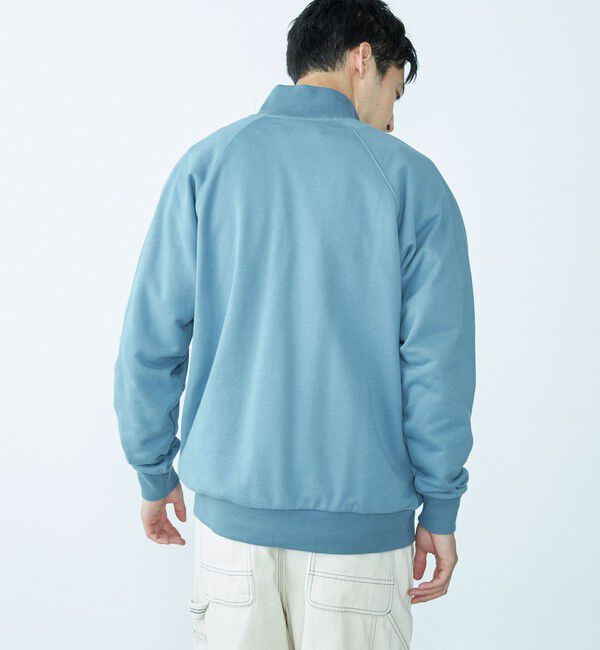 SHIPS「City Ambient Products: エンブロイダリー ハーフジップ スウェット」|スウェット・ジャージ|