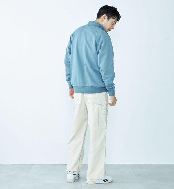 SHIPS「City Ambient Products: エンブロイダリー ハーフジップ スウェット」|スウェット・ジャージ|