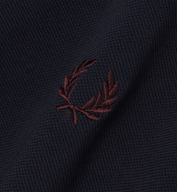 SHIPS「【SHIPS別注】FRED PERRY: COOLMAX(R) 鹿の子 ワンポイント ロゴ Tシャツ (ロンT) 24FW」|Tシャツ・カットソー|