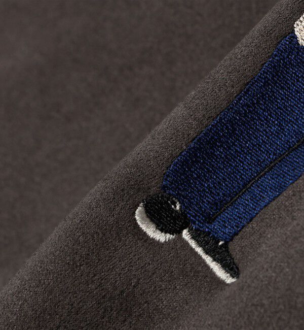 SHIPS Colors 「SHIPS Colors:フェイクスエード (ポリエステル) エンブロイダリー スウェット」|スウェット・ジャージ|